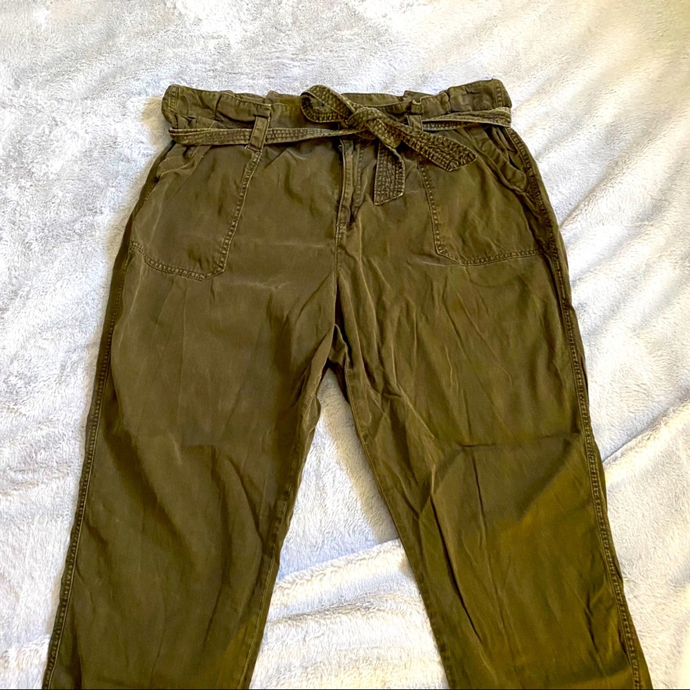 🌸 2 for 15 🌸 Green Army Paperbag Pants